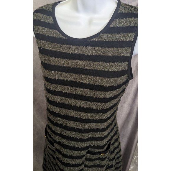 Monteau Striped Gothic Mod Dress - Picture 10 of 15